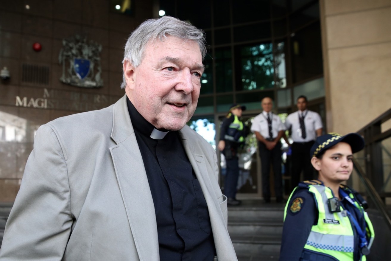 The Cardinal has returned to Australia from the Vatican to fight charges of historical abuse.