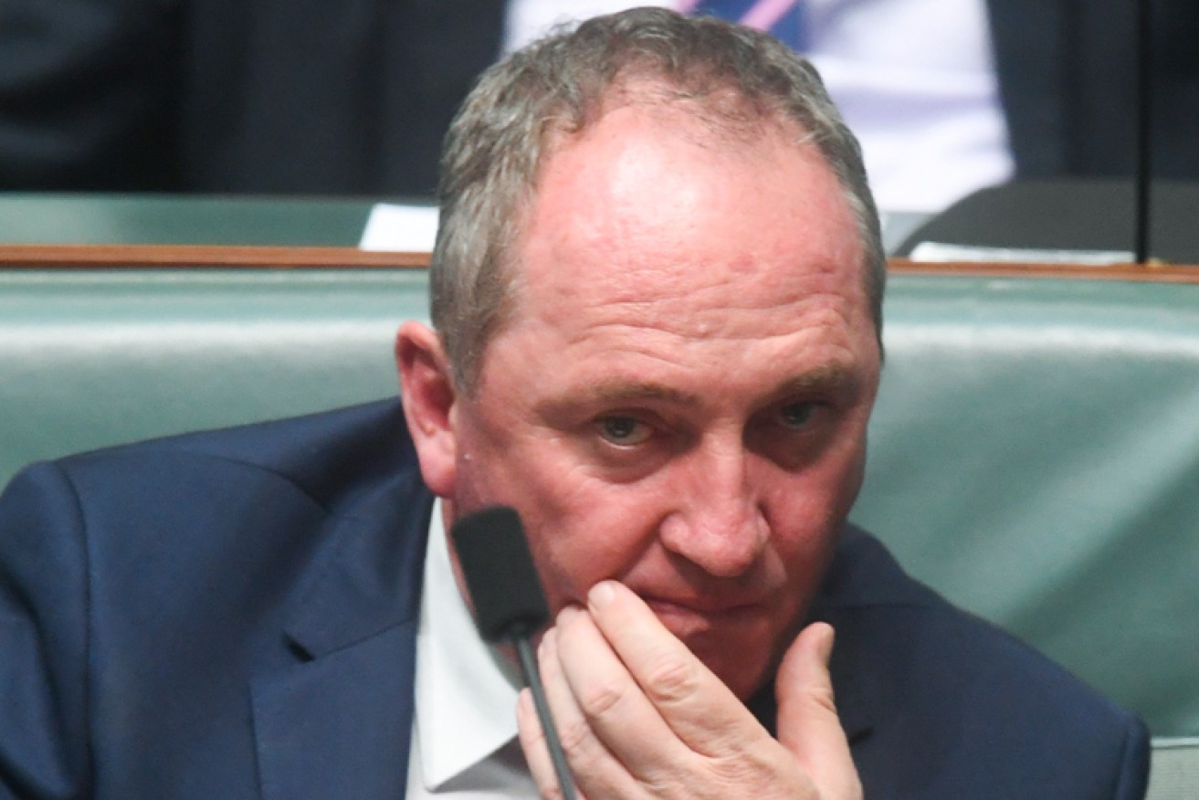 Barnaby Joyce has suggested breaking up the banks.