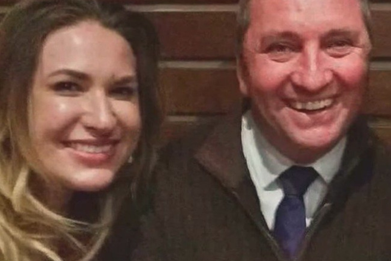 Vikki Campion and Barnaby Joyce celebrated the birth of their son and then went on television to talk about it. Joyce had stepped down as Nationals leader after their relationship became public. 