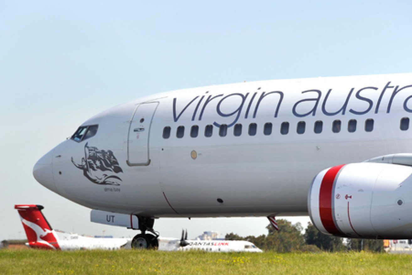 Virgin Australia has suffered a heavy loss. 