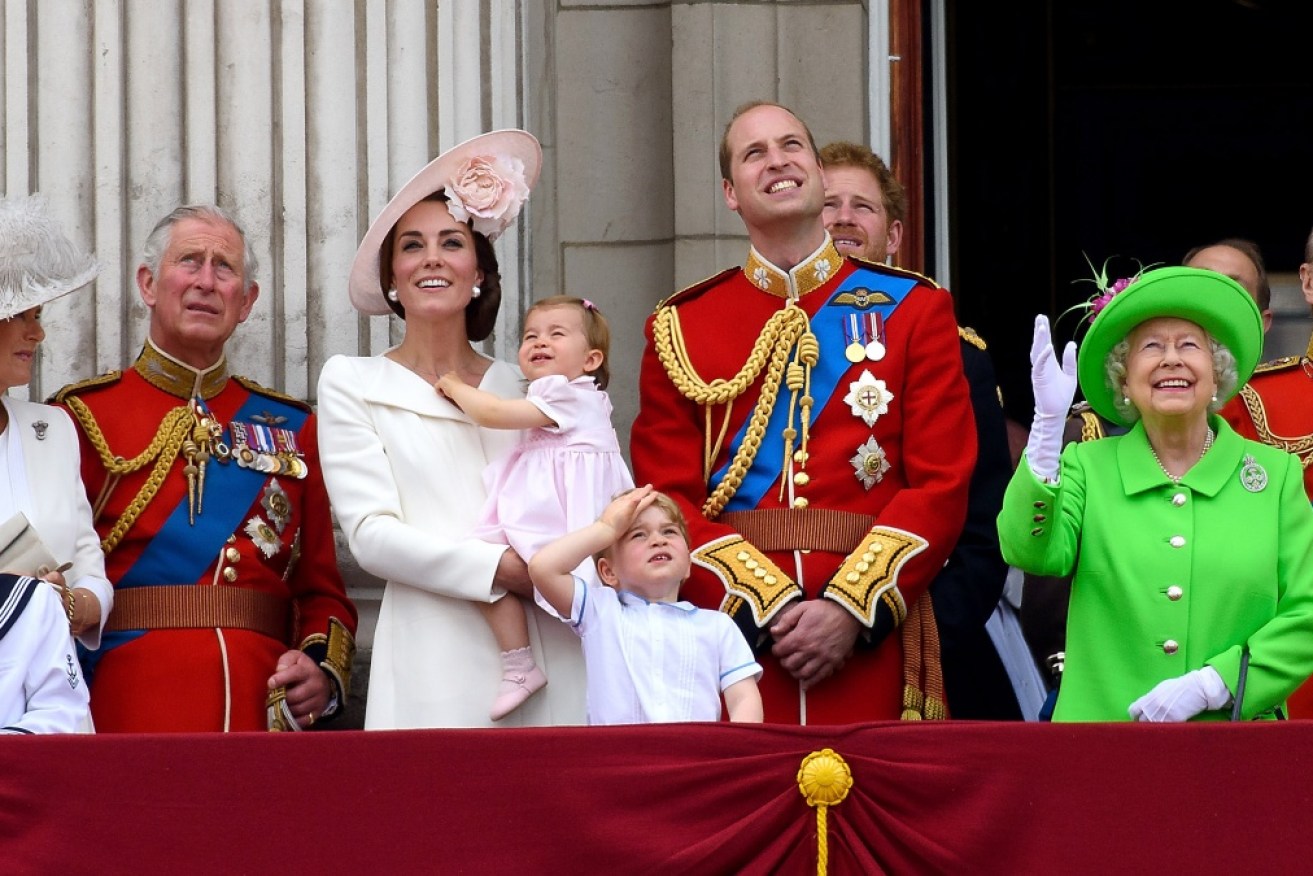 After the Queen, Prince Charles is next in line for the throne, then Prince William, Prince George and Princess Charlotte. 