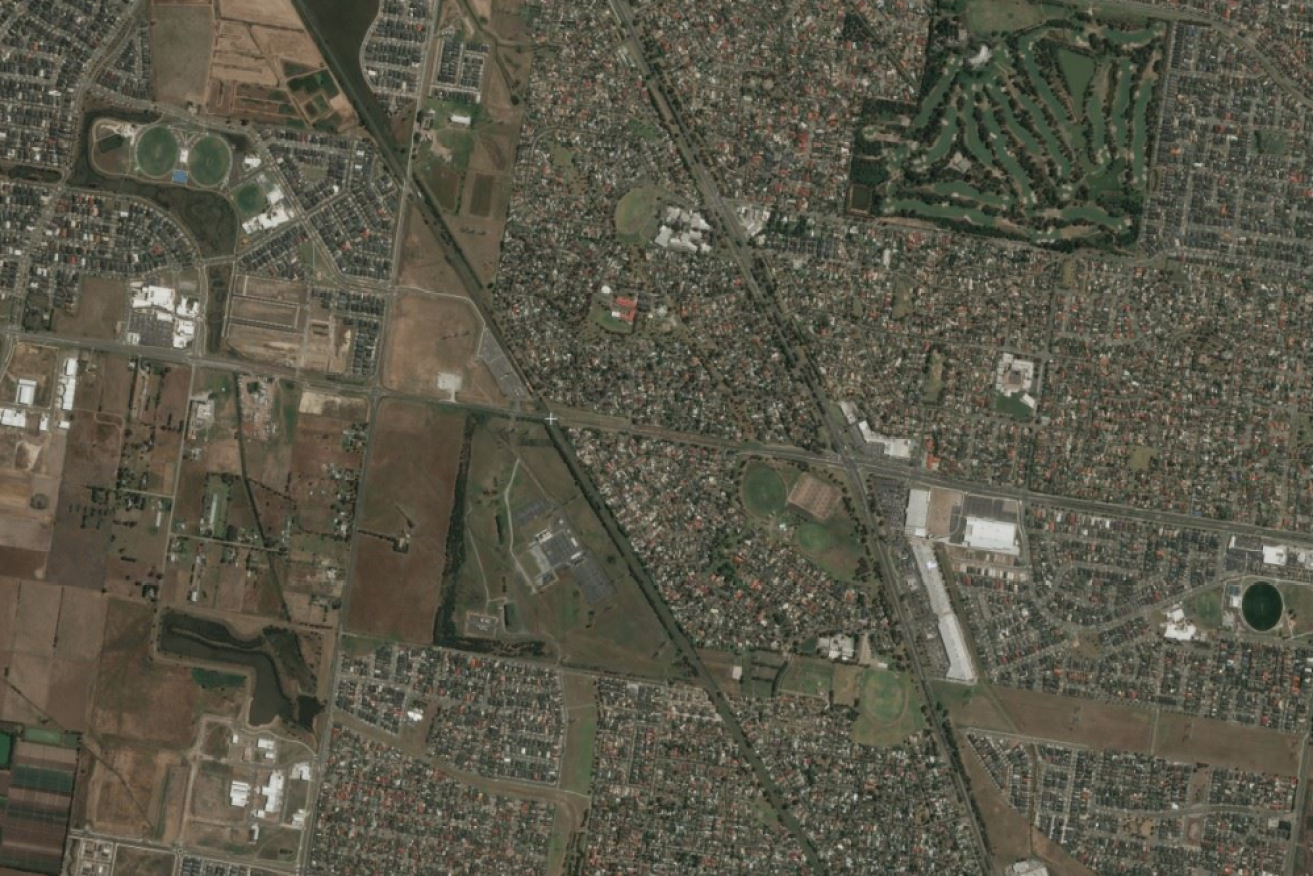 Cranbourne East had a population of just 8211 at the 2011 Census (satellite photo shows 2018).