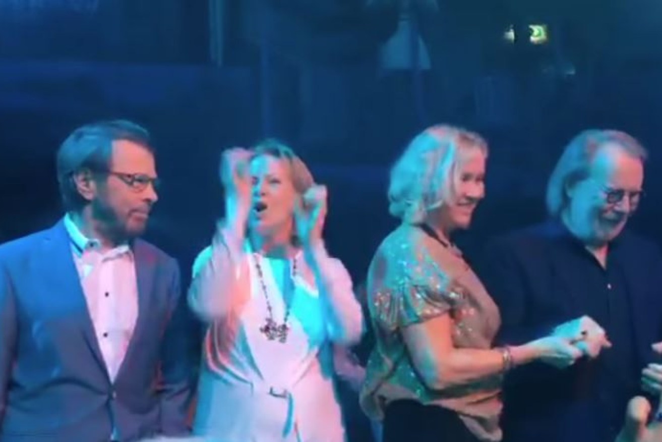 The Swedish songsters last appeared together in 2016 at the premiere of <i>Mama Mia</i>.