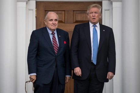 Donald Trump says Rudy Giuliani probe 'very unfair'