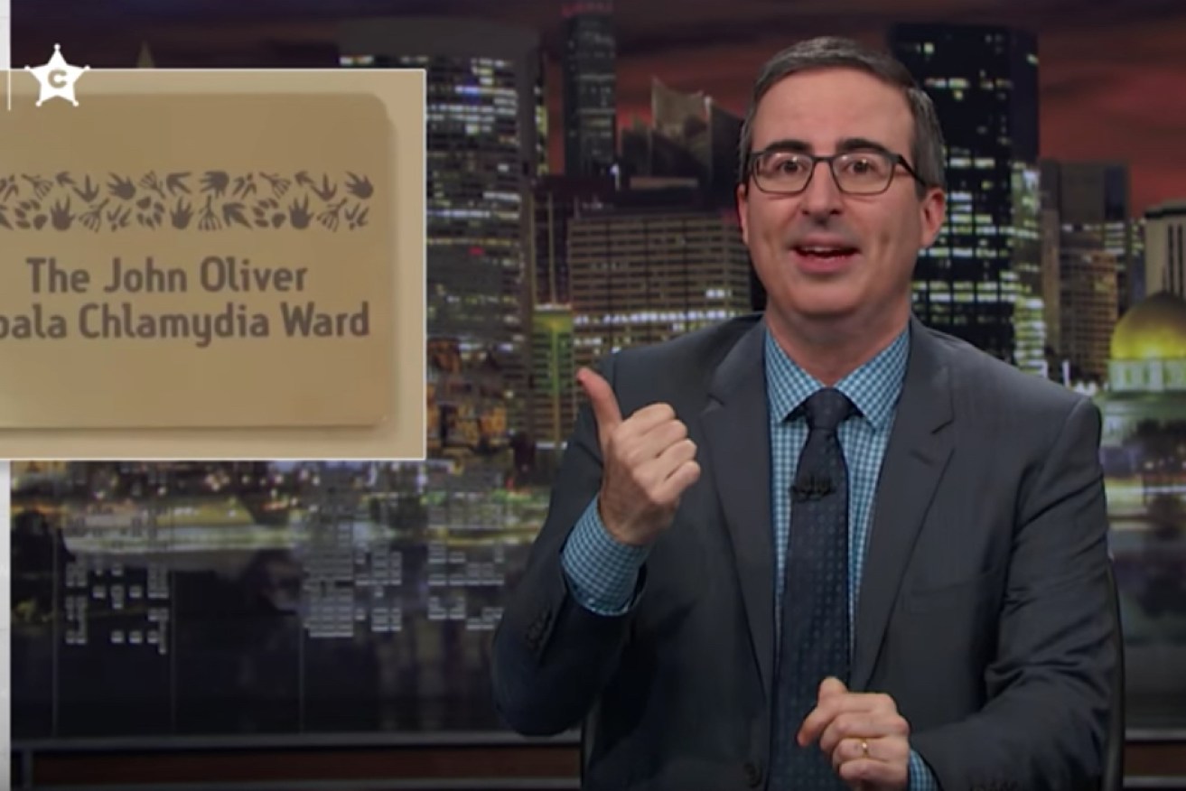Russell Crowe has donated money John Oliver paid for his memorabilia to the Australian Zoo.