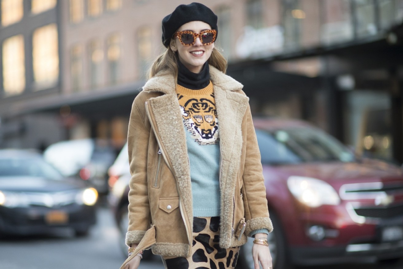 Leopard print and berets are both on Kirstie Clements' winter hit list.