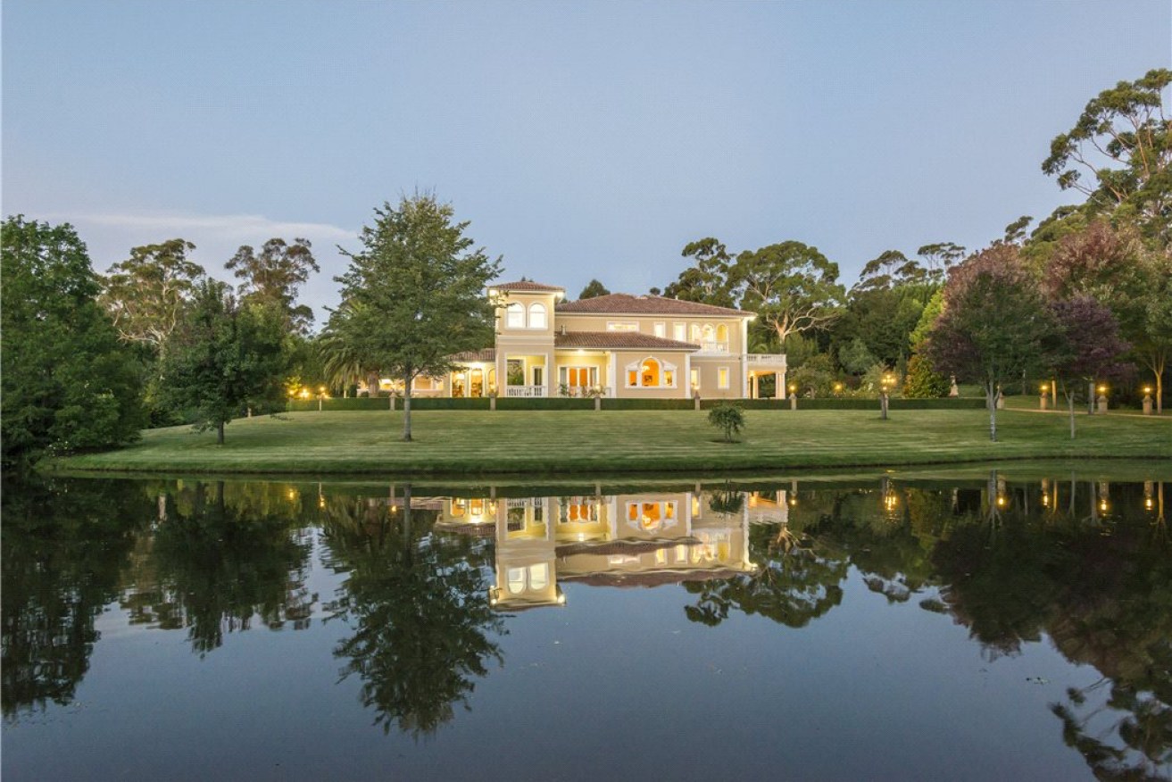 "Bellagio" in the Southern Highland's town of Bowral was inspired by the shores of Lake Como. Photo: Knight Frank 