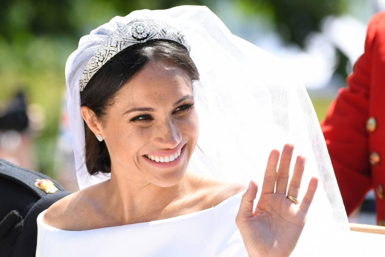 Meghan Markle did the unexpected and went for a simple gown from a French design house.