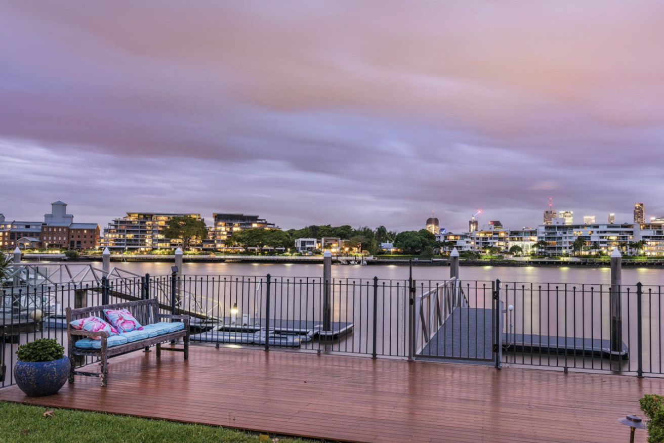 This waterfront Brisbane home sold for $4.875 million last week. Photo: Place Estate Agents Bulimba  
