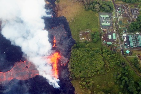 Hawaii lava nears geothermal power plant as environmental crisis looms
