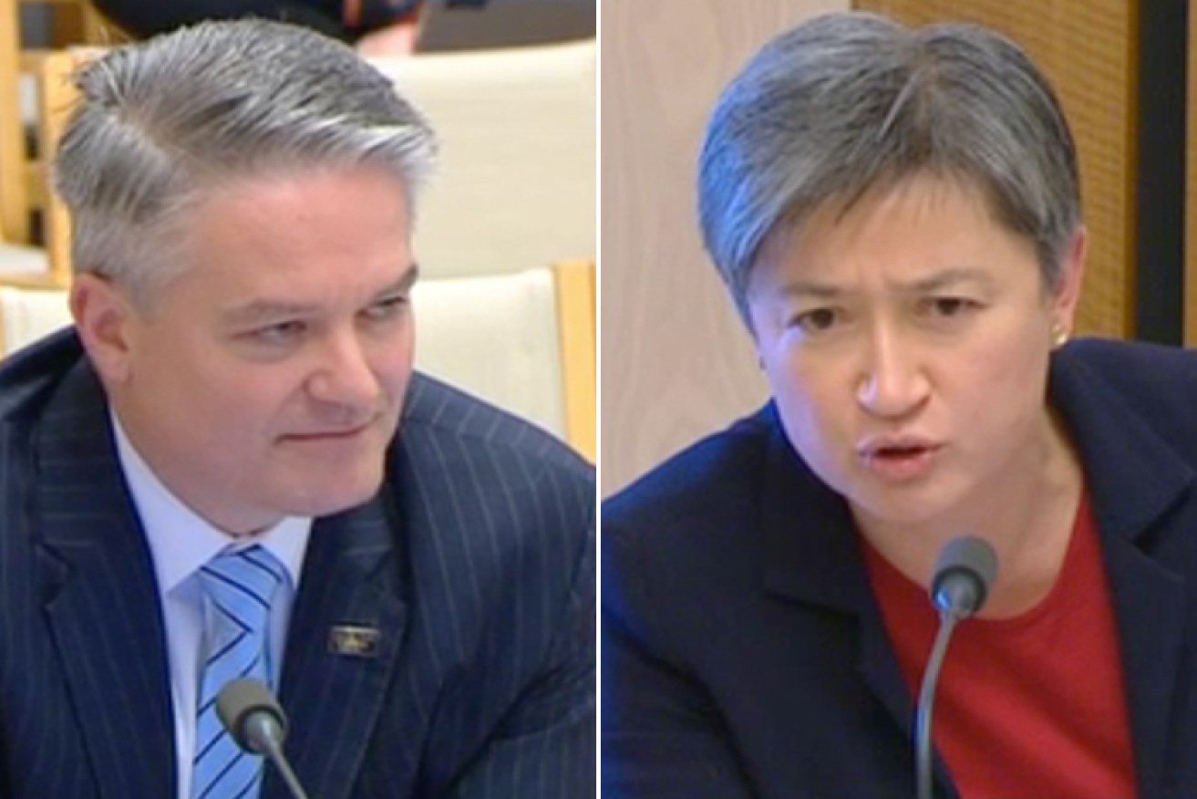 Labor's Penny Wong was furious after being compared to Pauline Hanson.
