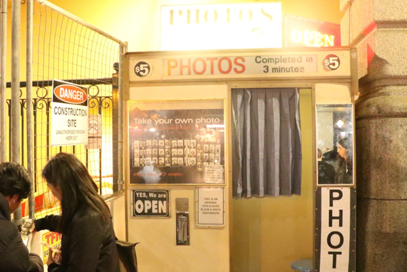 The photo booth is now expected to be moved within the station.