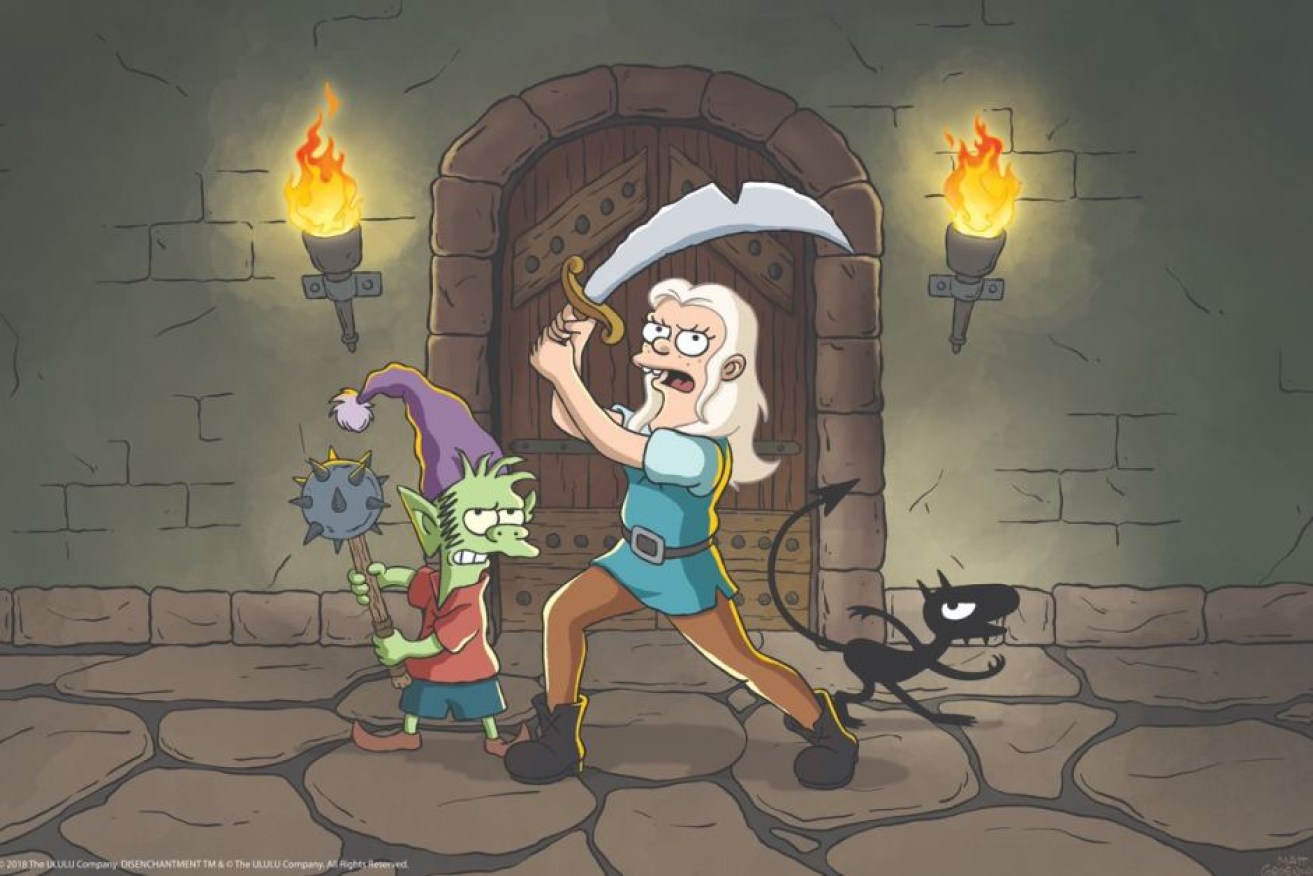 A scene from the new series <i>Disenchantment</i>.
