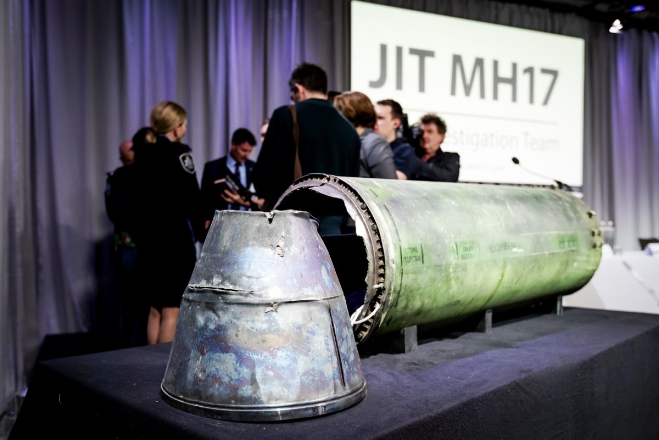 A part of the BUK-TELAR rocket that destroyed MH17.flight.