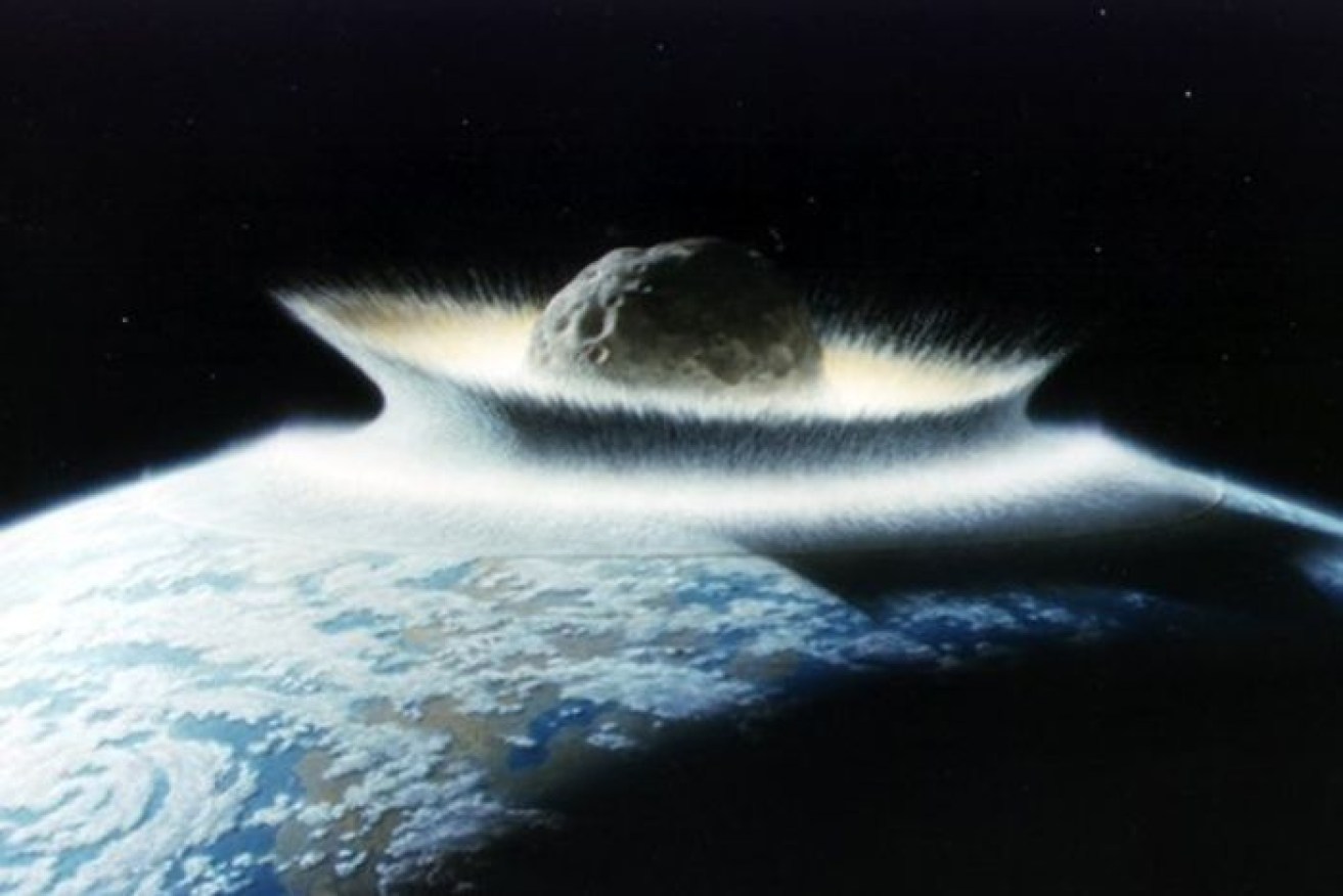 After an asteroid or comet collision 66 million years ago, greenhouse gases heated the planet.