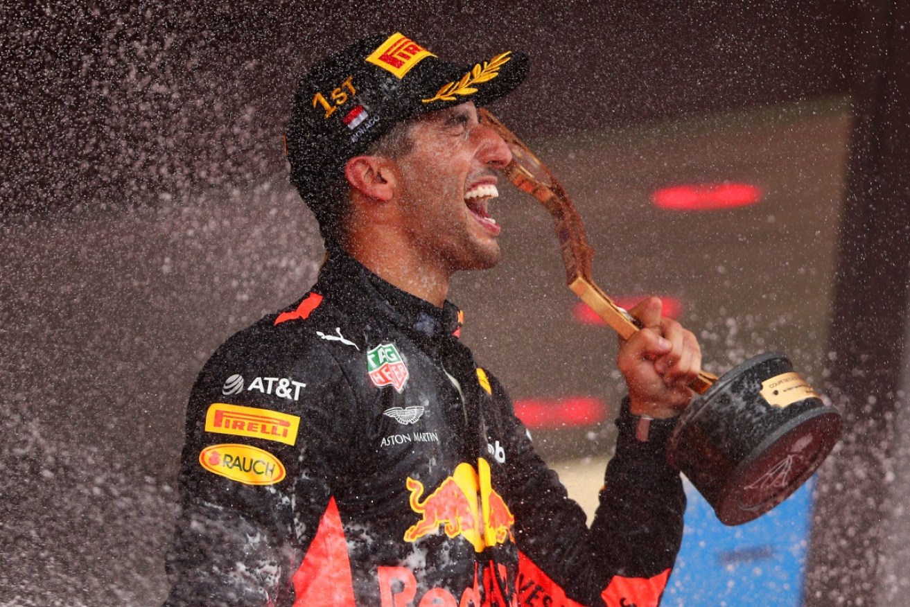 Daniel Ricciardo was featured throughout Drive to Survive, with one fan so obsessed he bought one of his racing cars. Photo: Getty
