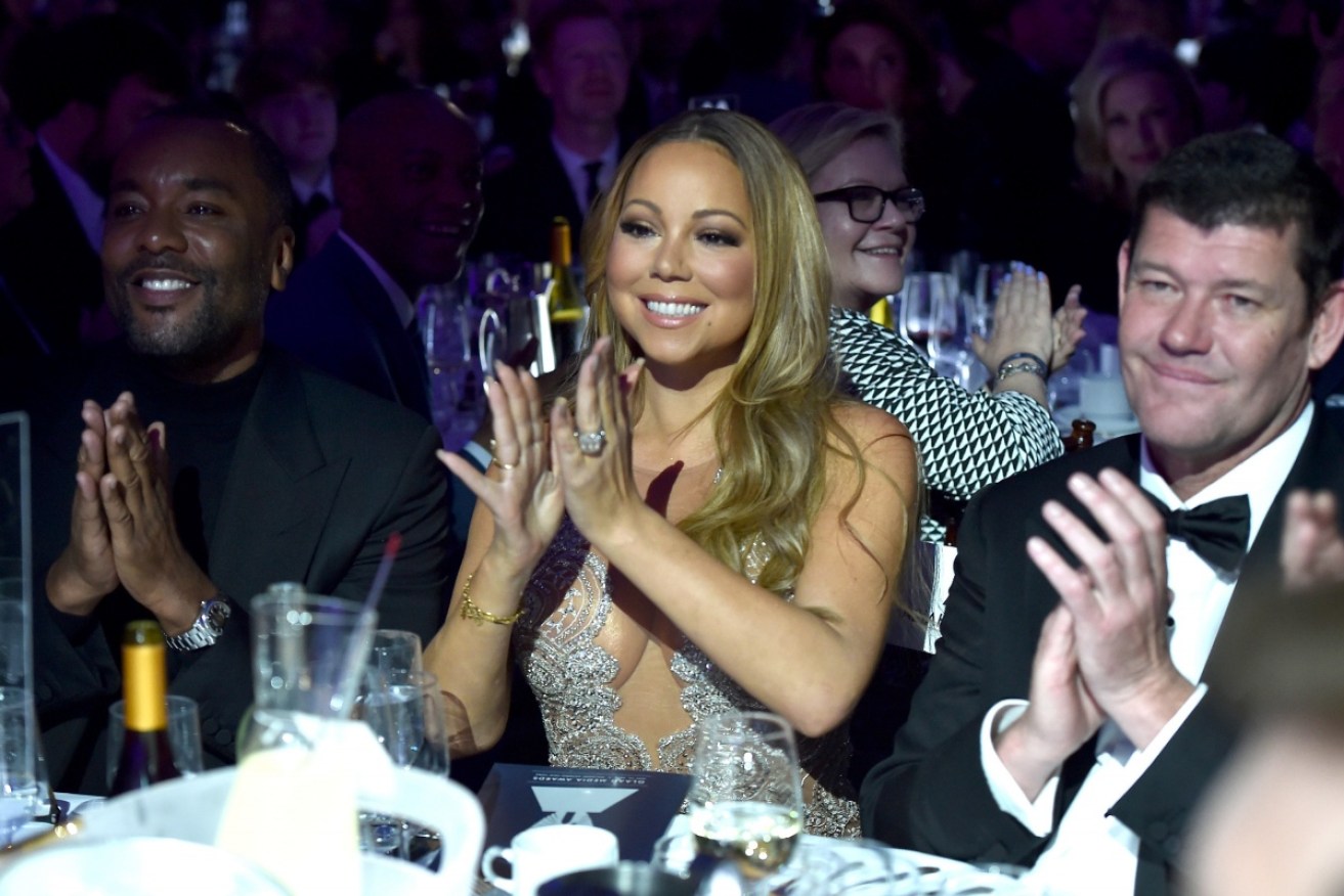 Mariah Carey, James Packer and the engagement ring in New York on May 14, 2016.