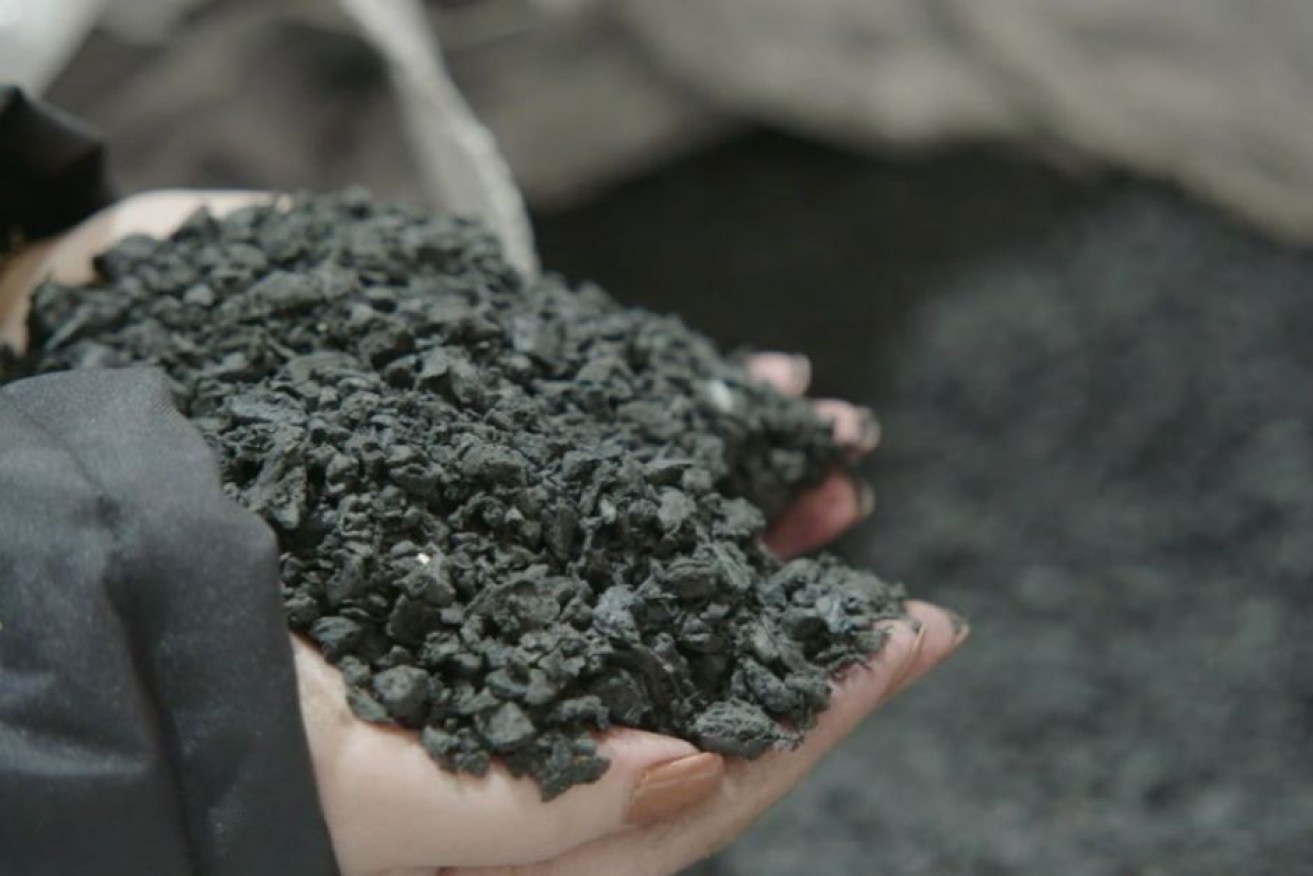 Thousands of plastic bags and old printer cartridges have been turned into a road additive.