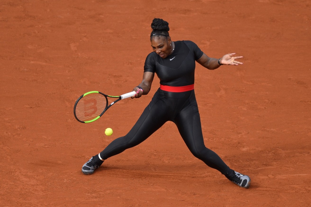 Williams won in straight sets.