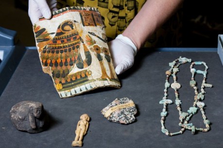 Egyptian artefacts uncovered in Sydney house clean-up donated to university