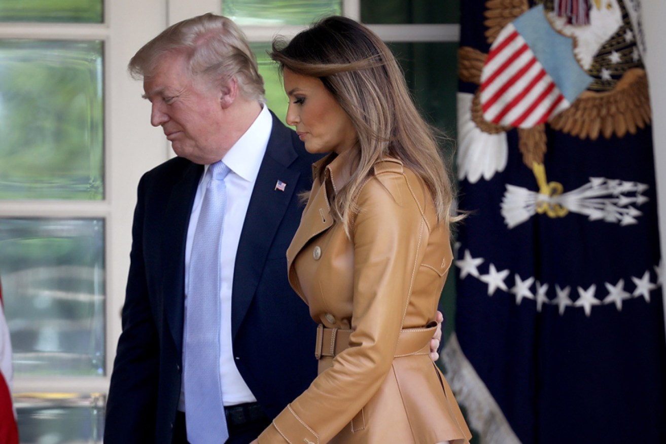 One of Melania Trump's last public outings was with husband Donald Trump at the White House on May 7.