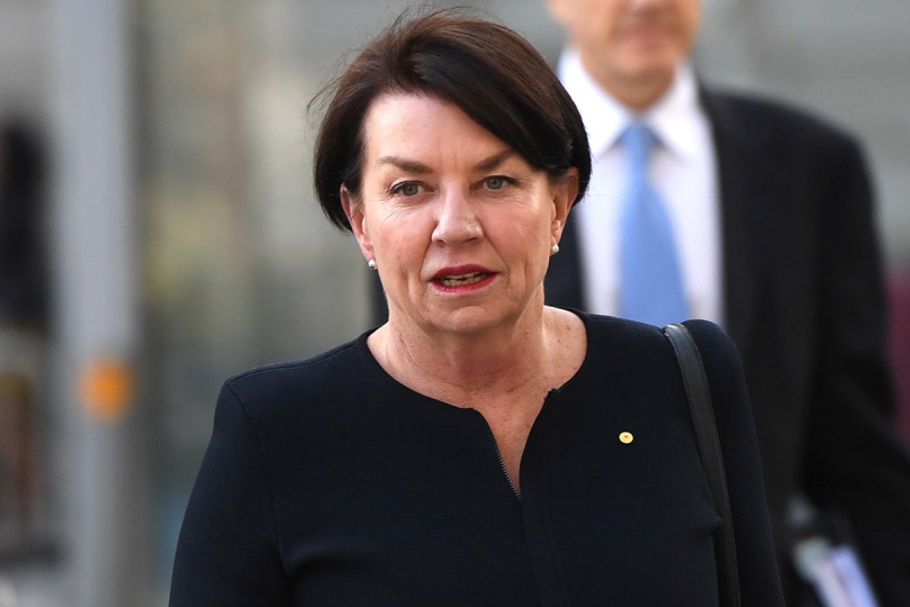 Former Queensland premier Anna Bligh arrives at the royal commission.