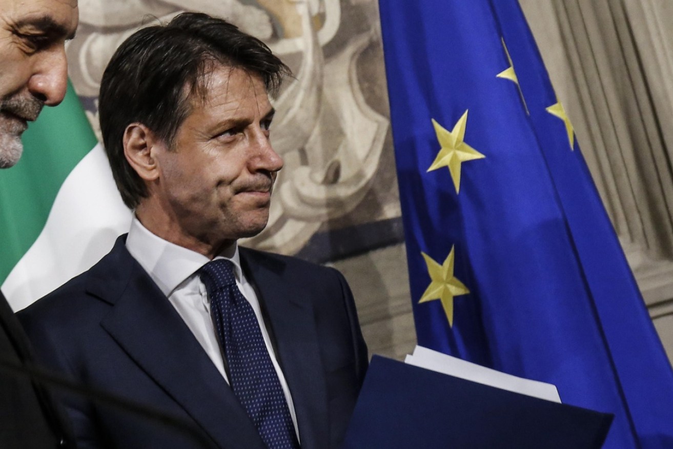 Mr Conte will lead a coalition of Italy's anti-establishment parties after they agreed to replace their anti-EU economics minister.