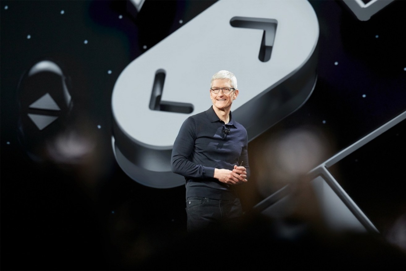 Tim Cook at Apple's World Wide Developers Conference.