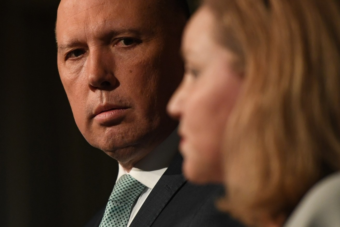 Home Affairs Minister Peter Dutton changed the migration 'target' to a 'ceiling'.
