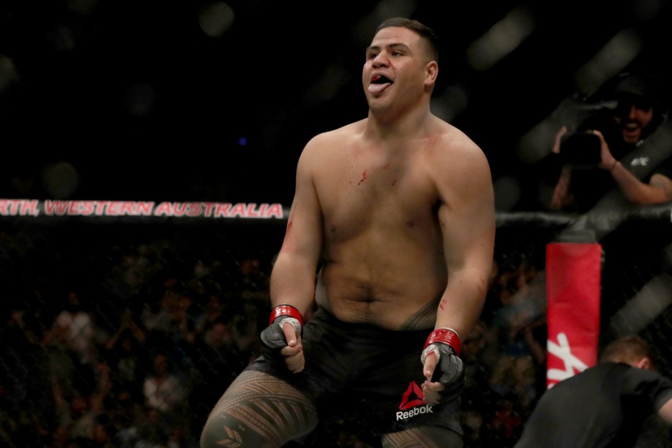 Aussie Tai Tuivasa is looking to make his mark in the UFC this weekend. 