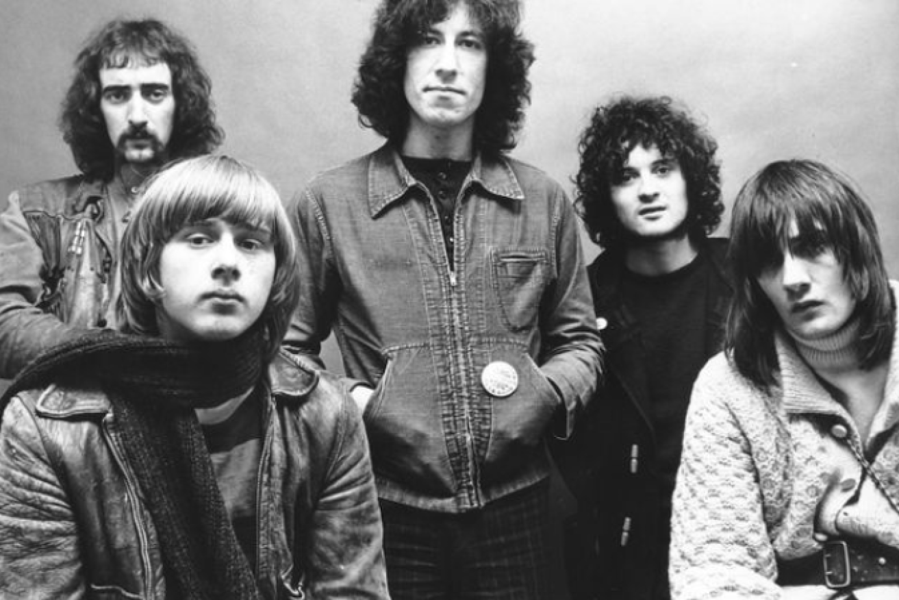 Danny Kirwan (far left) with Fleetwood Mac in 1969.