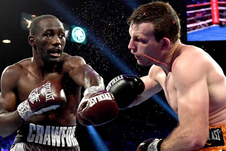 Terence Crawford easily beats Jeff Horn in Las Vegas world title fight