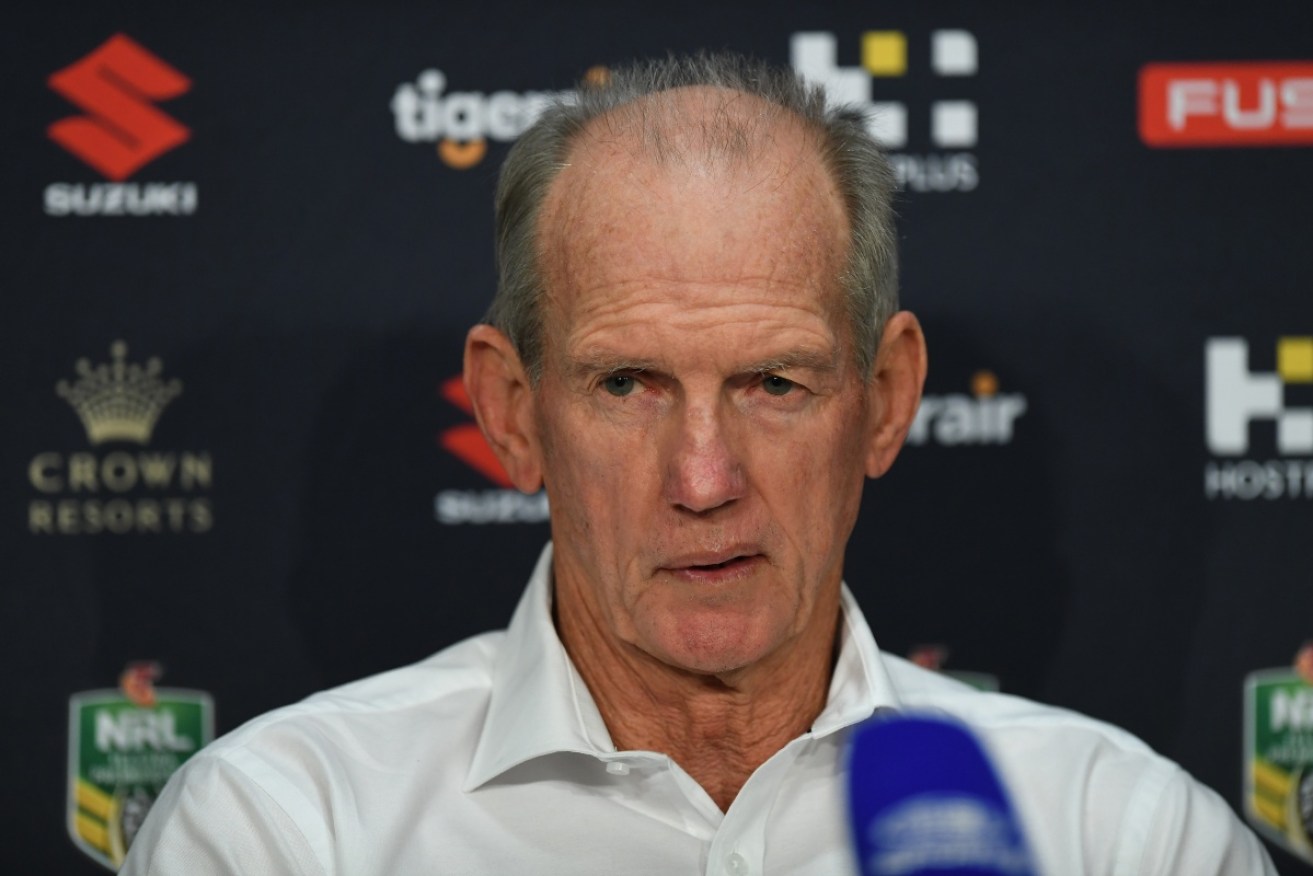 The Broncos coach was angry after another defeat.