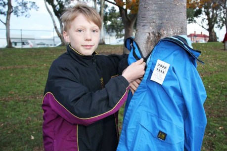 Free On A Tree: 10yo boy&#8217;s mission to warm Hobart&#8217;s homeless