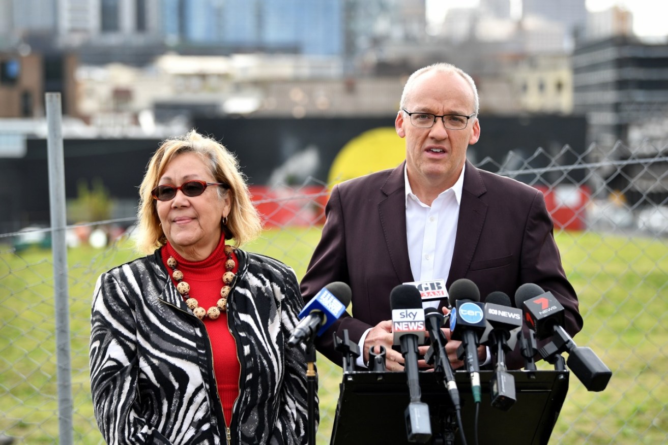 Mr Foley announced the policy in Redfern on Monday alongside Wiradjuri Elder and Labor candidate for Newtown, Norma Ingram.