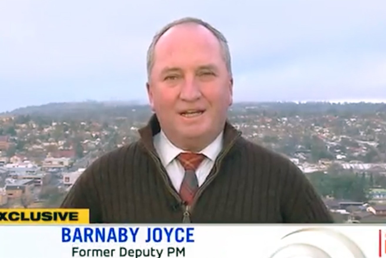 Despite being on sick leave, Mr Joyce is at it again.