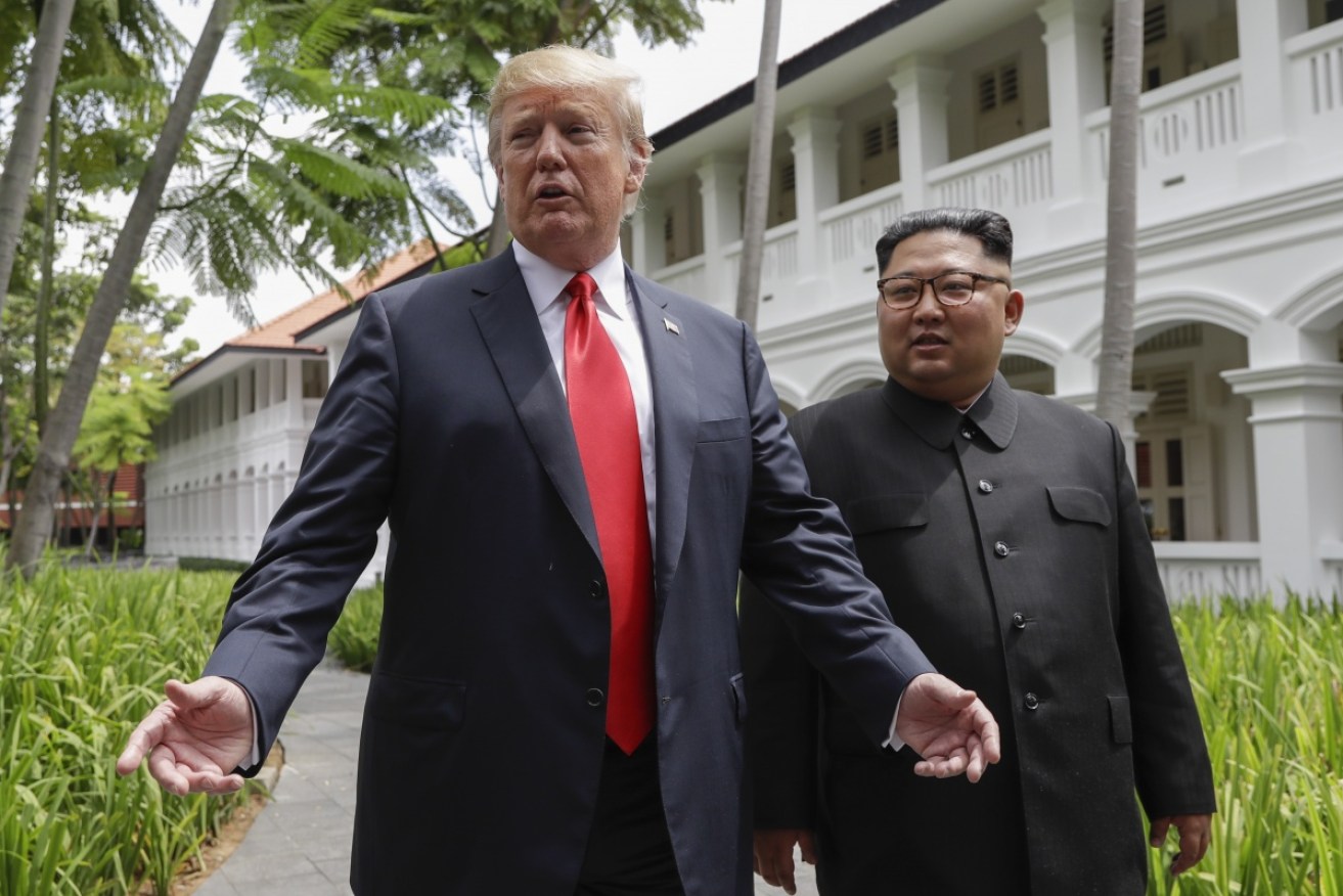 Donald Trump 'glad' to see a healthy Kim Jong-un.