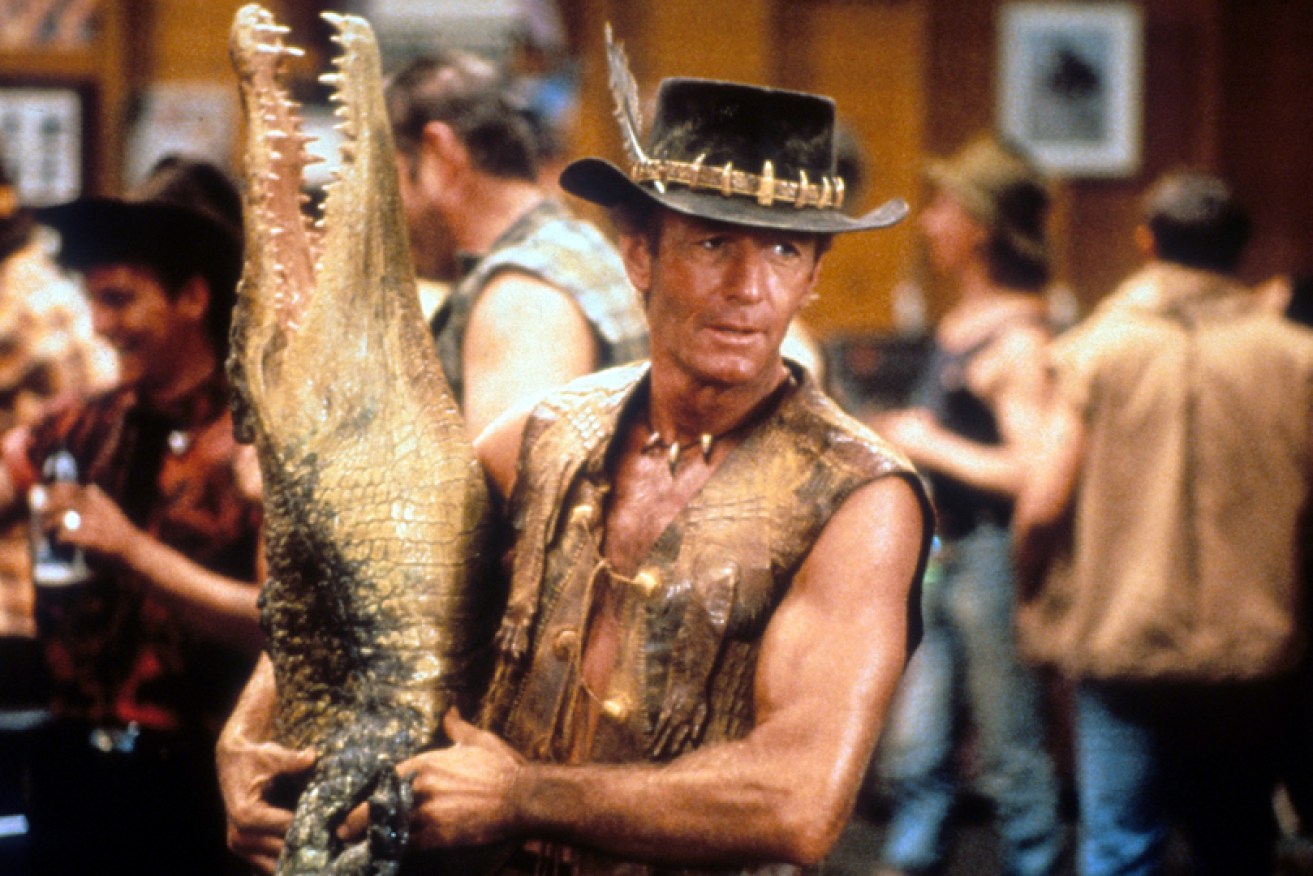 <i>Crocodile Dundee</i> starring Paul Hogan s Australia's No. 1 grossing movie, taking over $47 million at the box office.