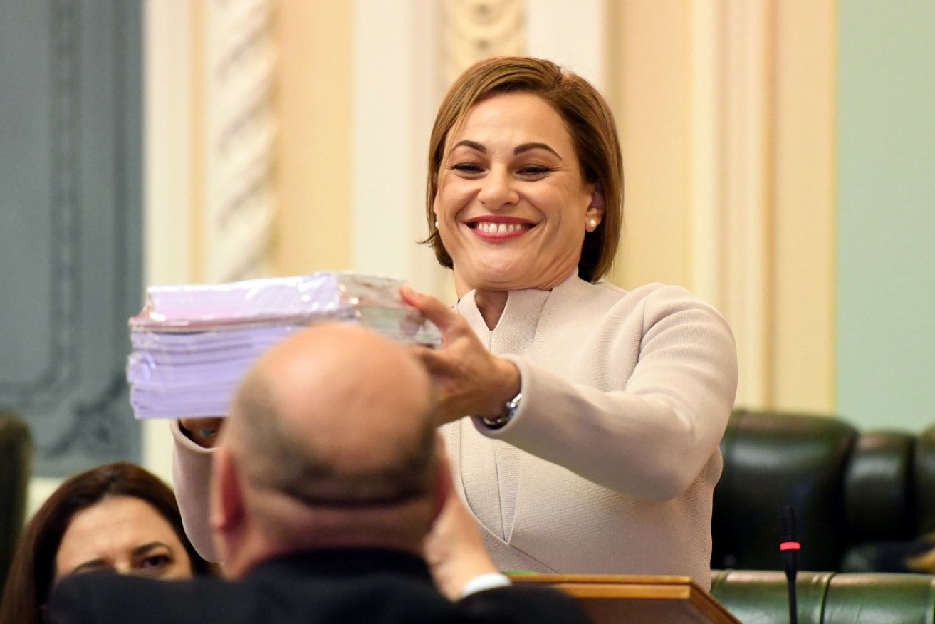 Queensland Treasurer Jackie Trad expanded three taxes to raise $1.47 billion in lost GST.