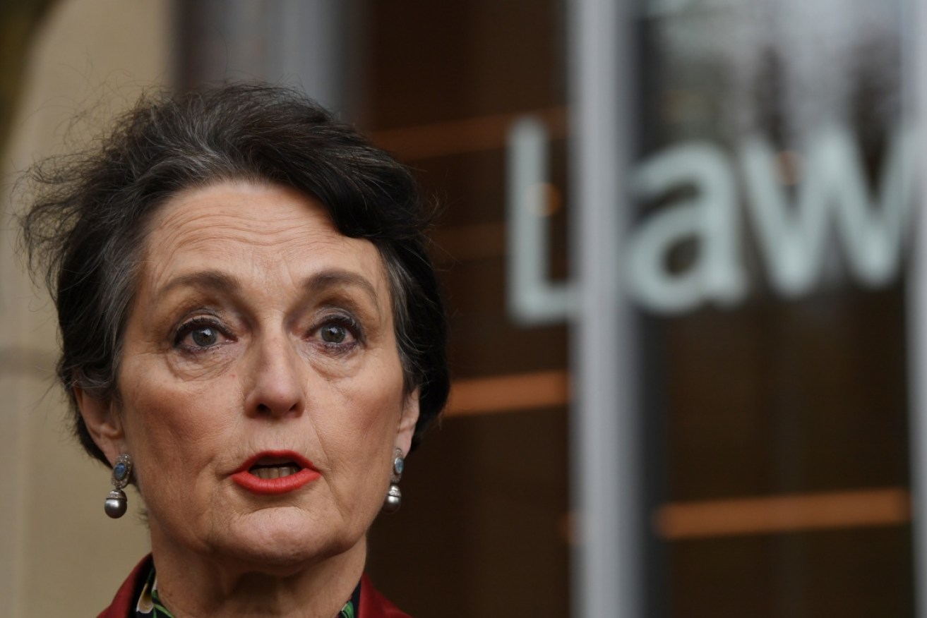 Pru Goward appeared to abruptly end the interview on ABC Radio Canberra.