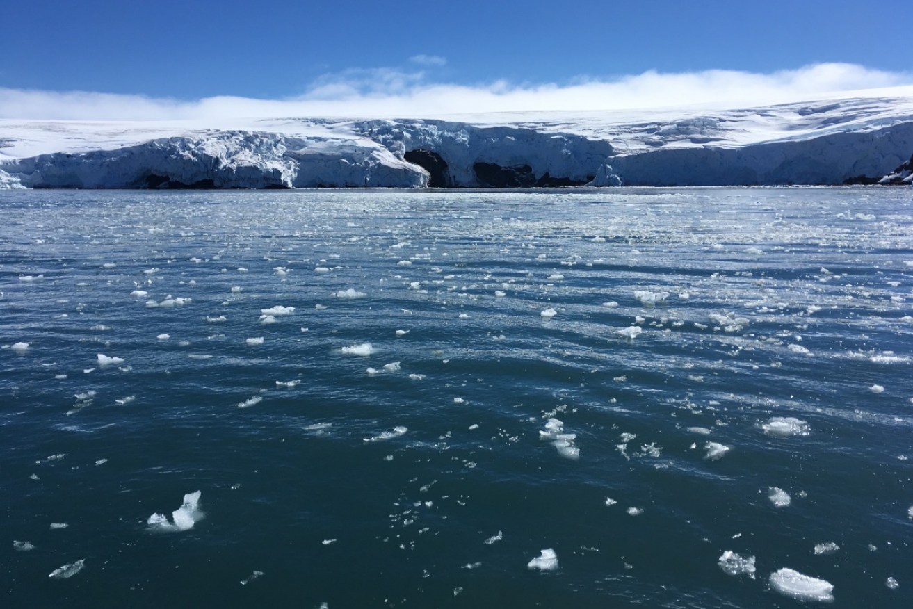 Sedimentary basins and climate change are causing glaciers such as Totten Glacier to retreat.