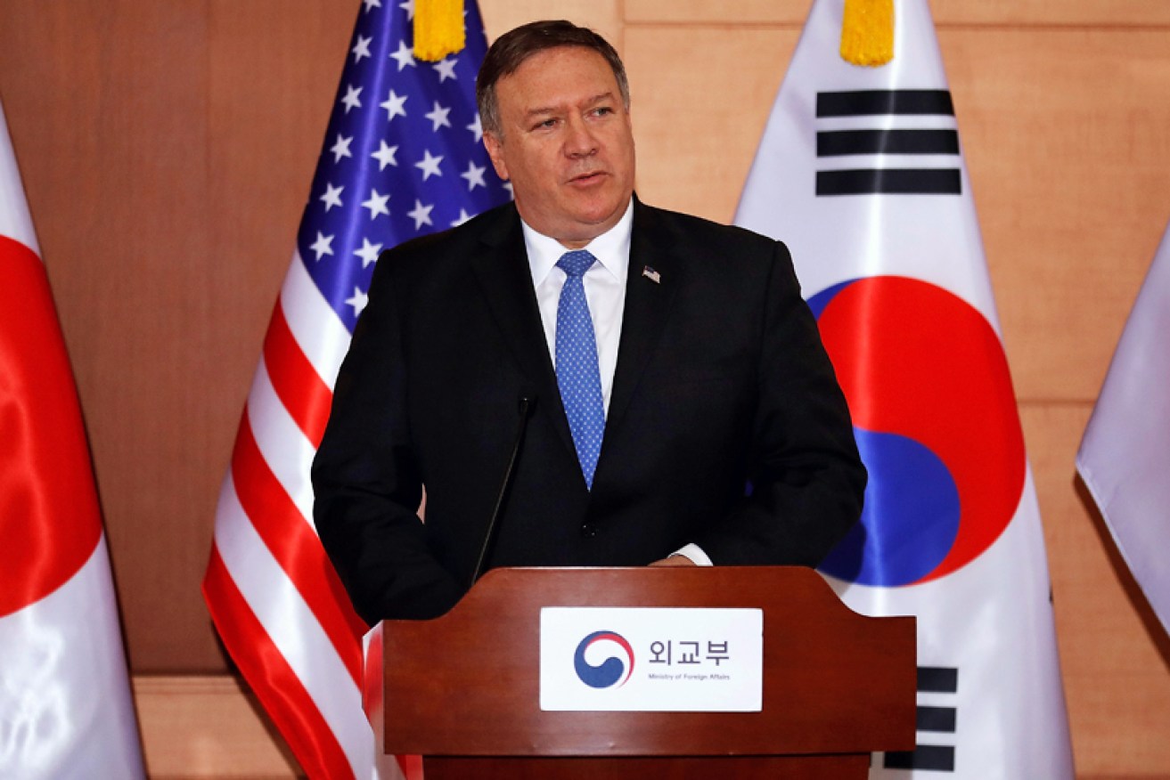 Mr Pompeo berated a reporter for doubting the agreement.