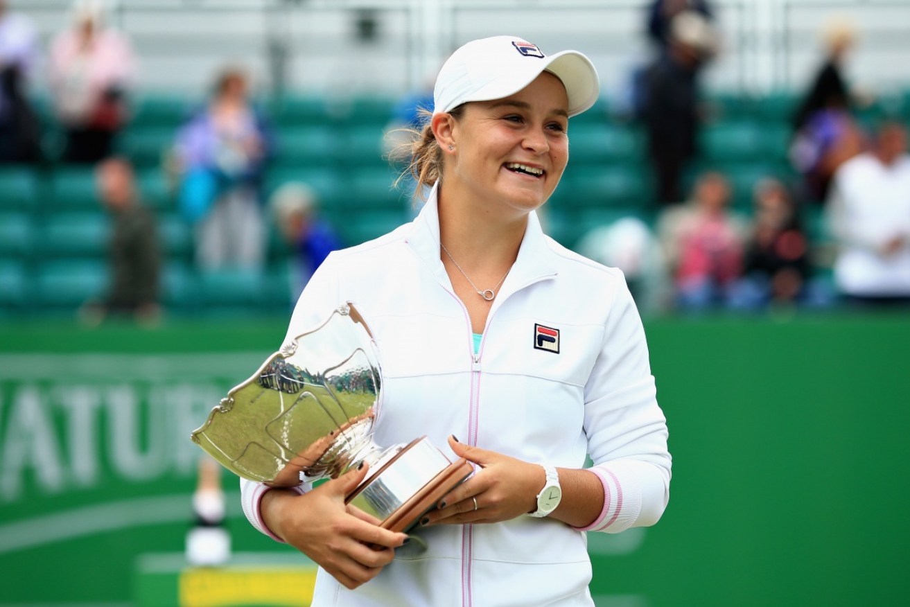 Australian No.1 Ashleigh Barty has warmed up for Wimbledon in style, winning the Nottingham Open.