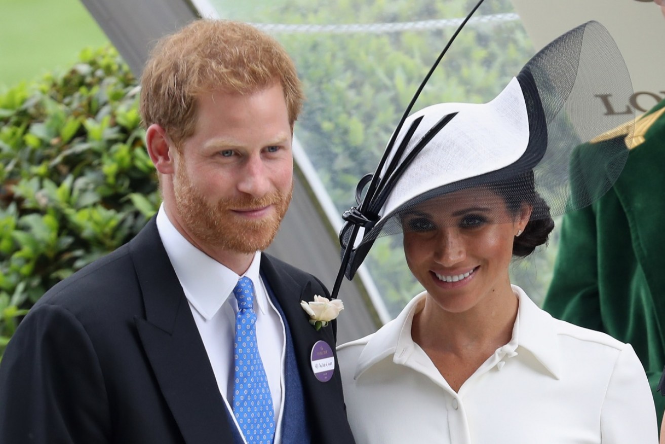 The newly married Duke and Duchess of Sussex joined the Queen at Royal Ascot for a day of racing.