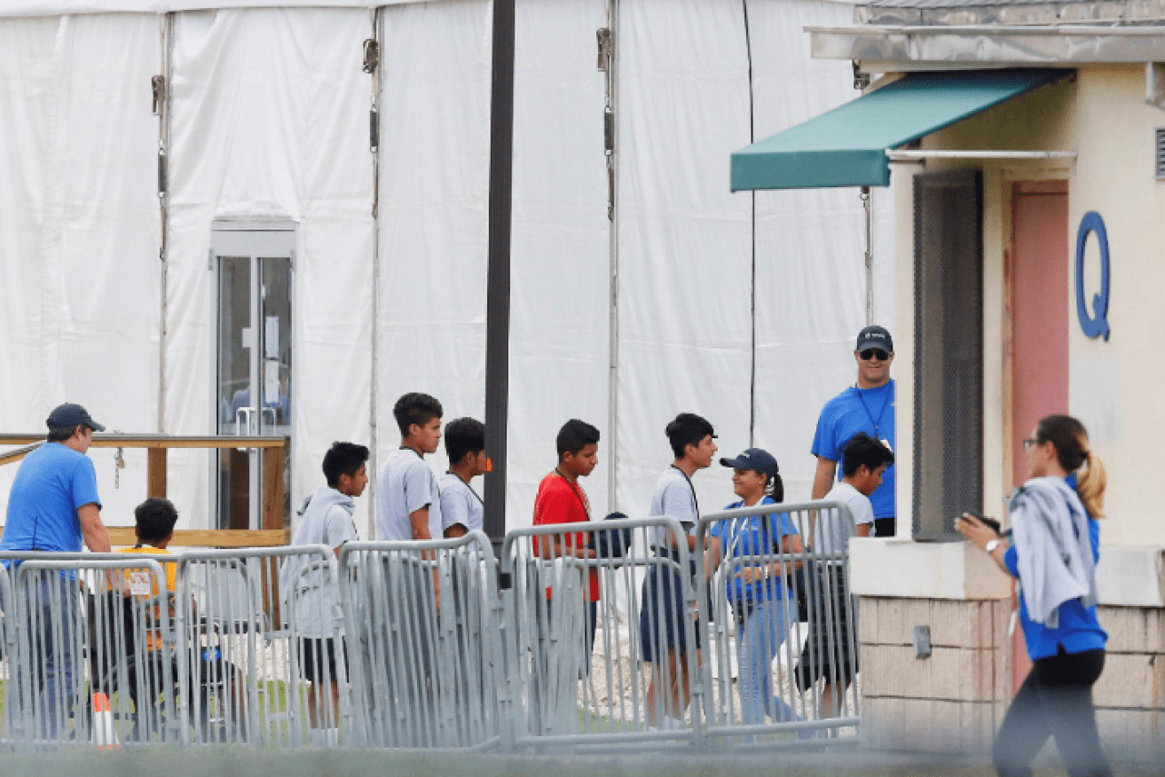 These children went to America yearning to breathe free only to be locked behind barbed wire.