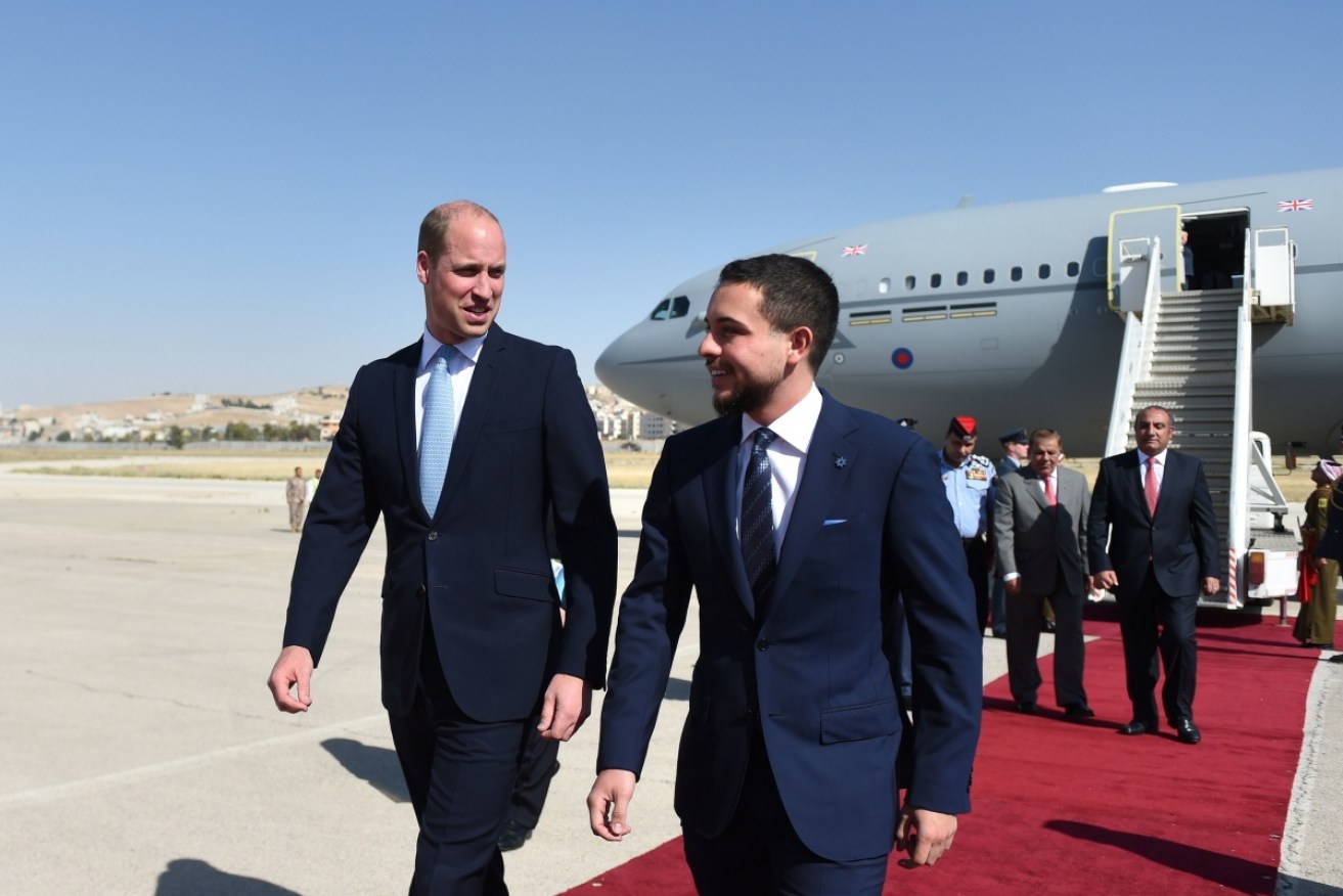 Prince William has begun a politically delicate visit to the Middle East.