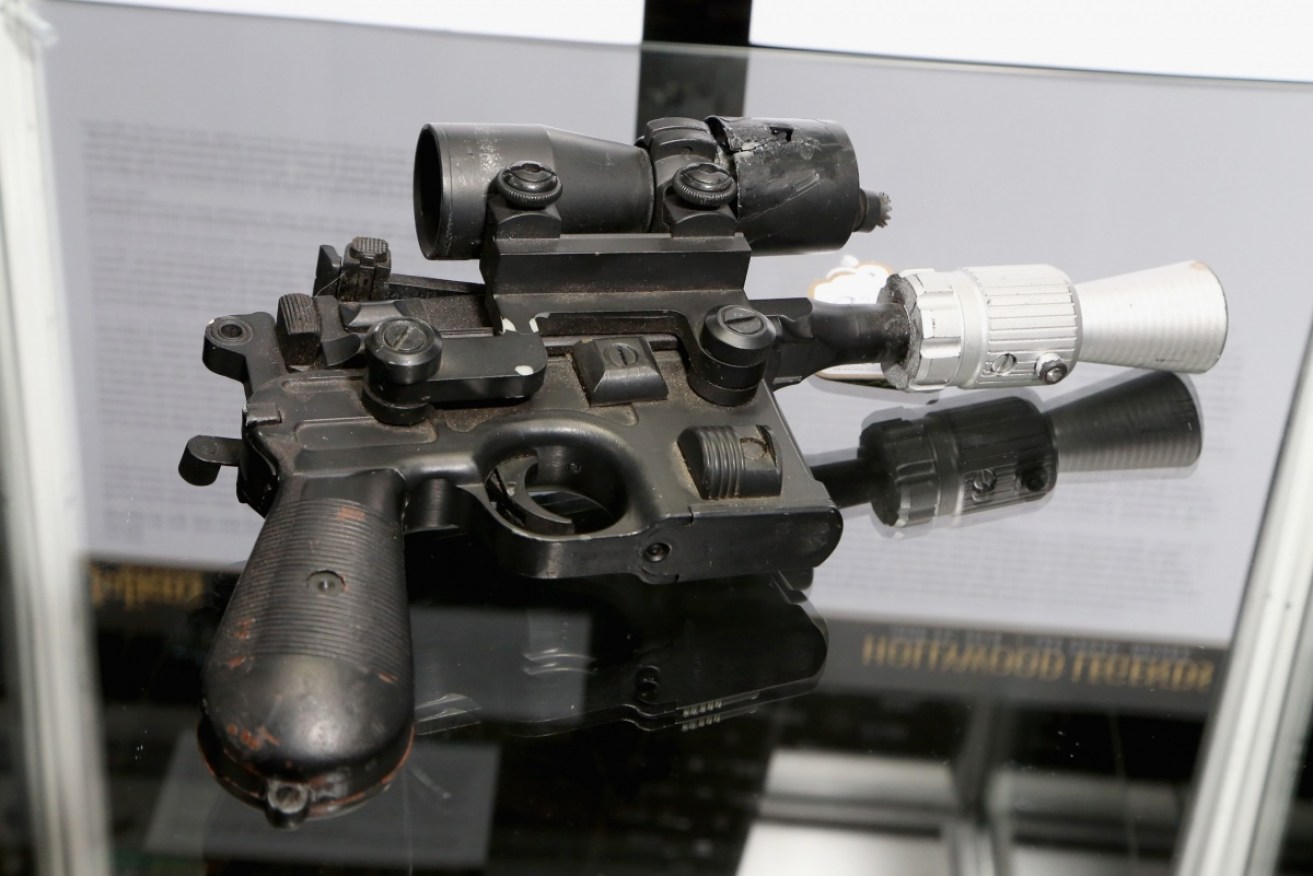 Han Solo's BlasTech DL-44 blaster from "Return of the Jedi" is destined for a museum.