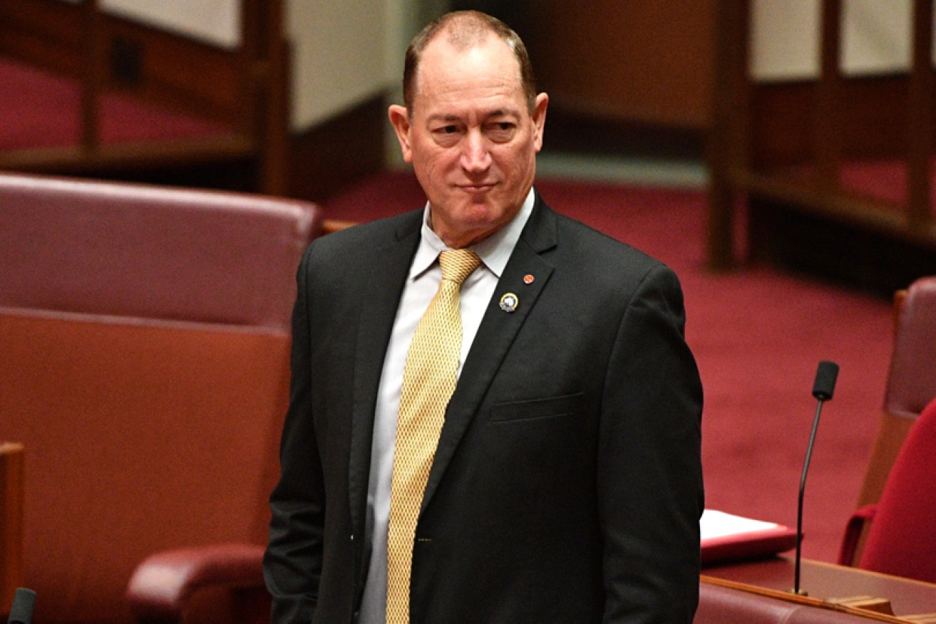 Senator Anning defected from Pauline Hanson's One Nation in November.