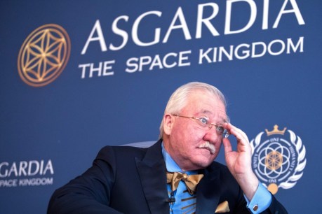 Russian billionaire declares himself leader of new &#8216;space nation&#8217; Asgardia at lavish castle ceremony