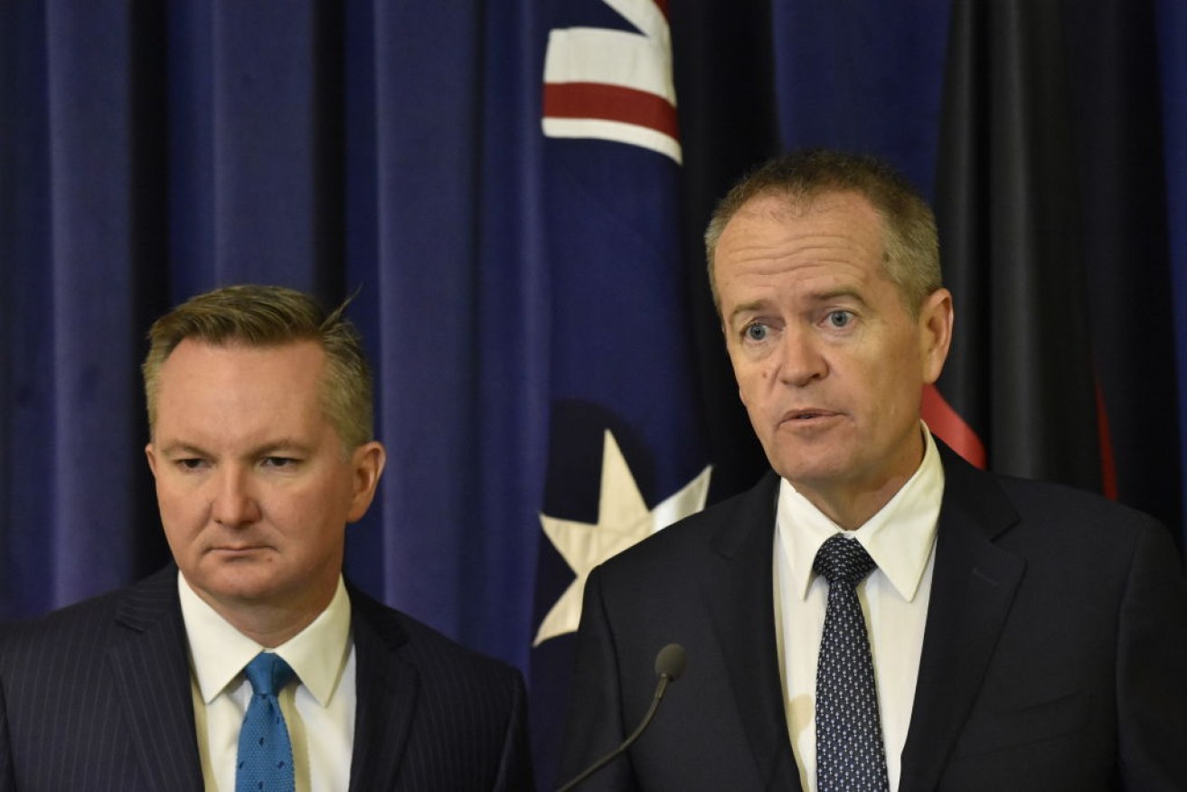 Chris Bowen, with Labor leader Bill Shorten, says negative gearing changes under a Labor government would start from January 1, 2020.